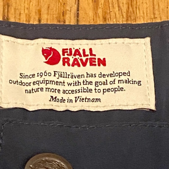 NWT Fjallraven Vidda Pro Trousers G1000 Mountain Blue Sz Women’s 12  Inseam 32 - Picture 5 of 15